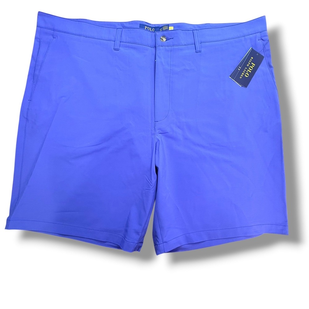 Polo Ralph Lauren Shorts Men 44B Blue Golf Performance Stretch Classic Fit $110